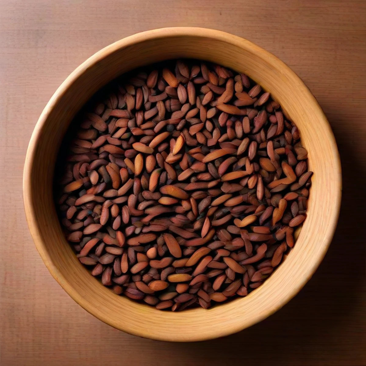 Close-up of high-quality aged Pu-erh tea leaves