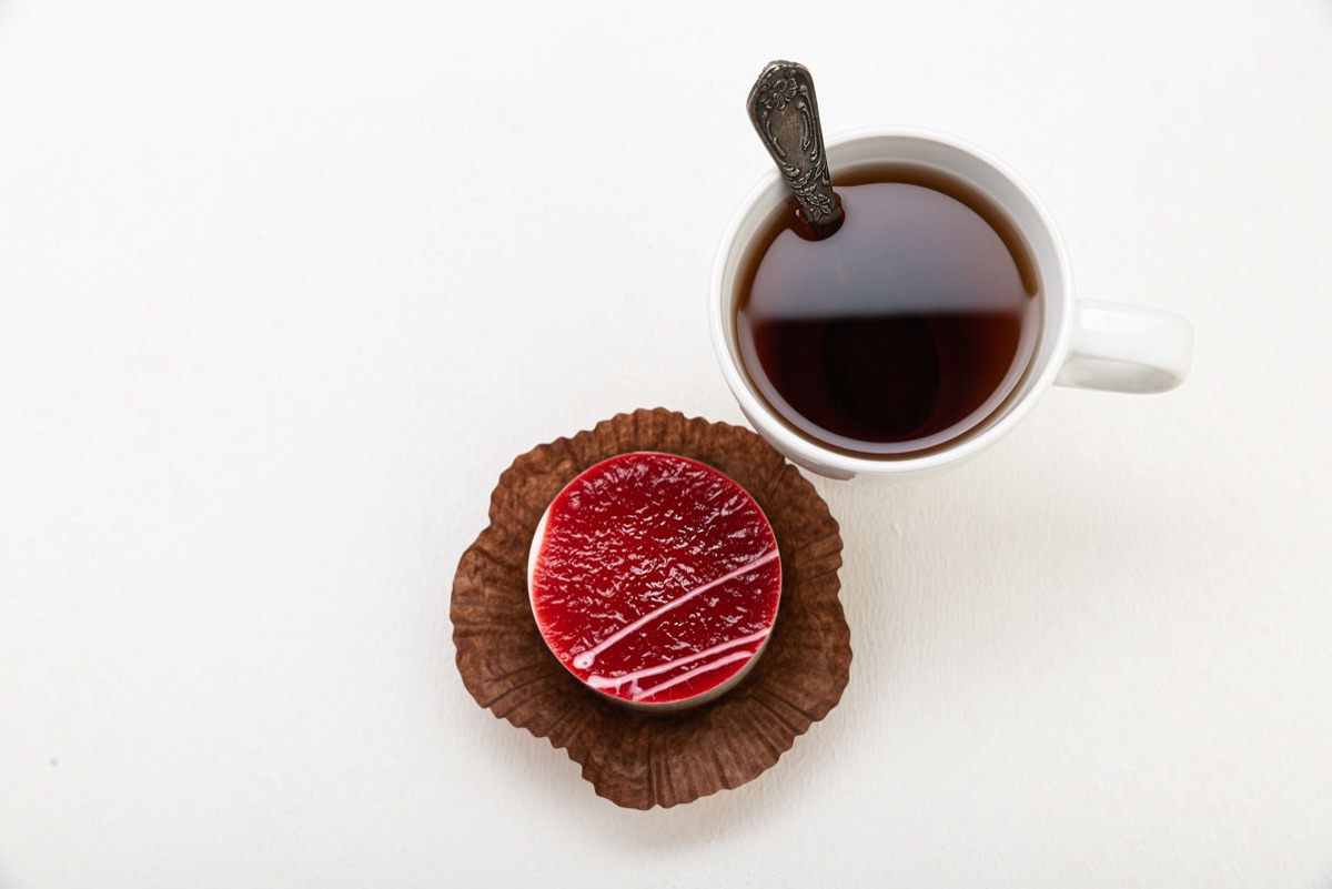 Tavoletta di tè Pu-erh pressata tradizionalmente