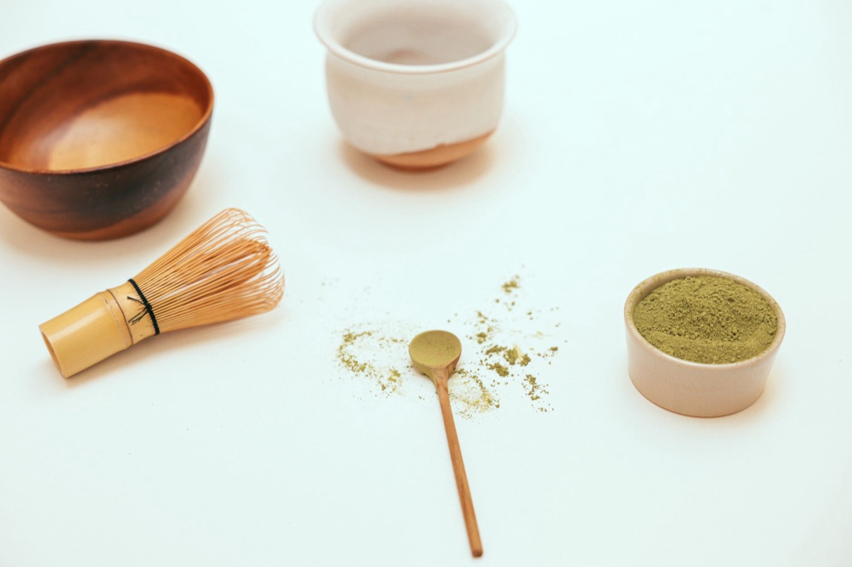 Ceremonia tradicional del té verde japonés