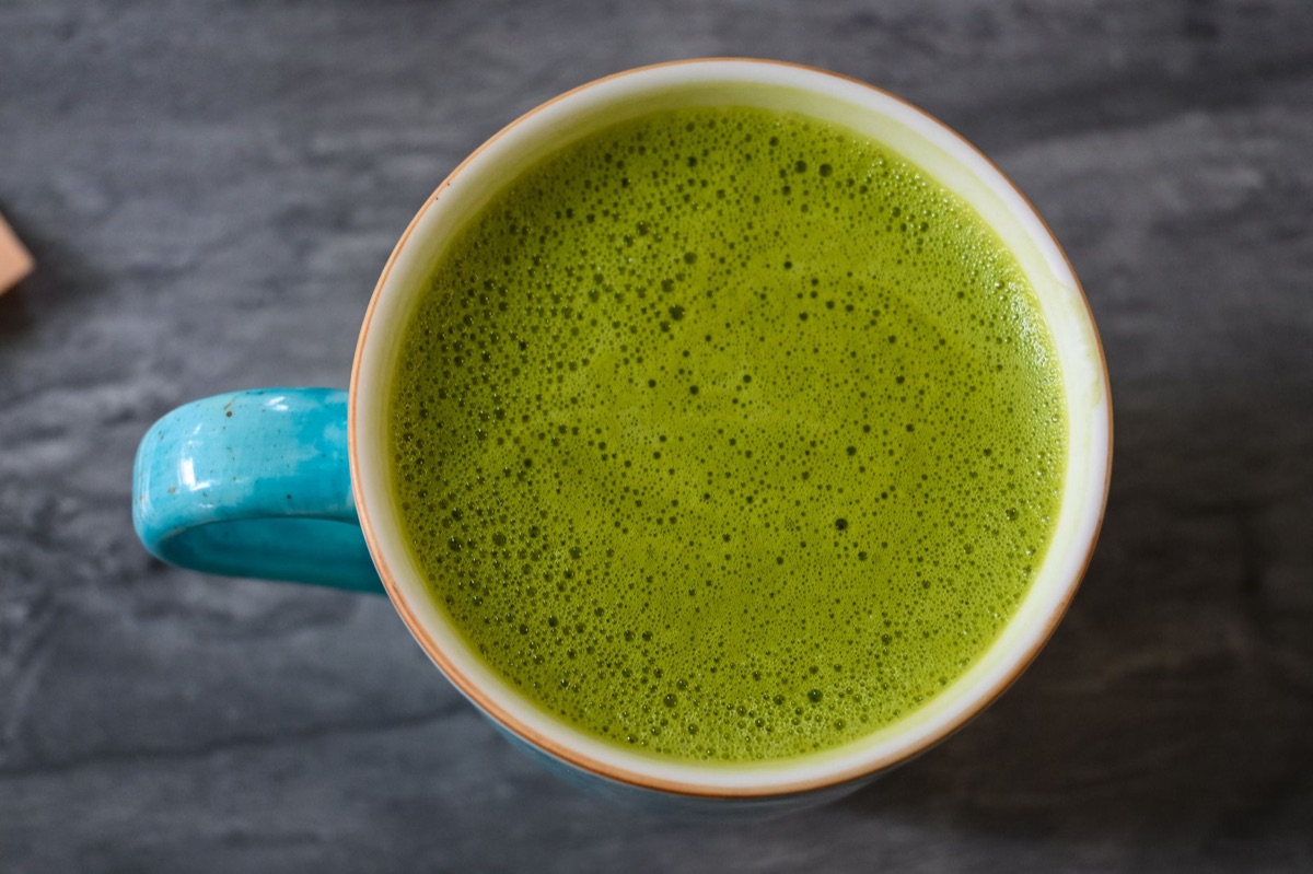 Moderne matcha drank