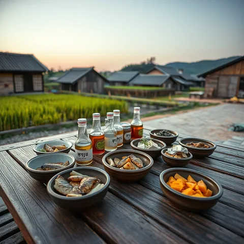 The aroma of soju, within the context of Korean drinking